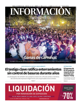 Cover of Diario Informacion