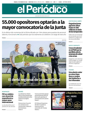 Cover of El Periodico Extremadura
