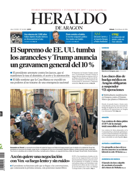 Cover of Heraldo de Aragon