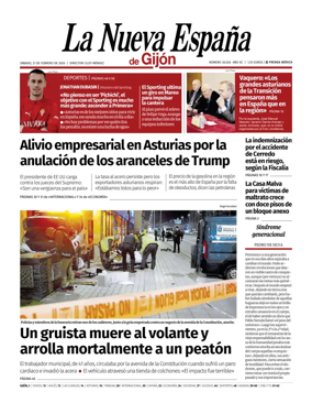 Cover of La Nueva Espana (Gijon)