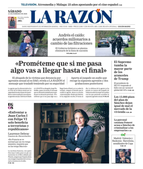 Cover of La Razon (Madrid)