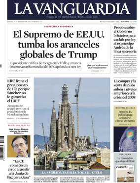 Cover of La Vanguardia (1st Edition)
