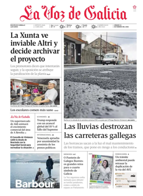 Cover of La Voz de Galicia (Carballo)