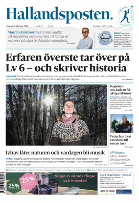 Cover of Hallandsposten
