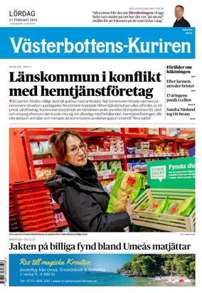 Cover of Vasterbottens-Kuriren