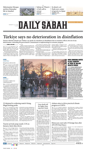 Cover of Daily Sabah (Turkey)
