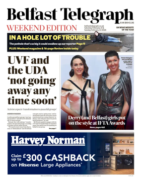 Cover of Belfast Telegraph