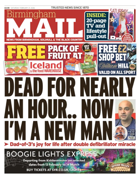 Cover of Birmingham Mail