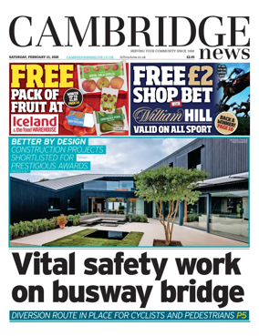 Cover of Cambridge News