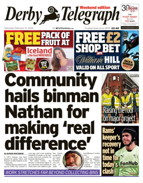 Cover of Derby Telegraph