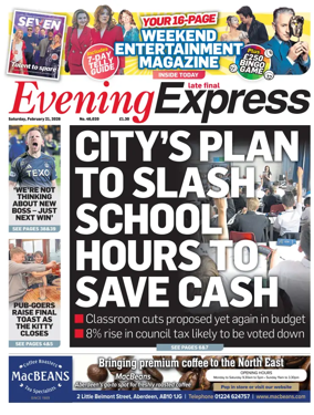 Cover of Evening Express