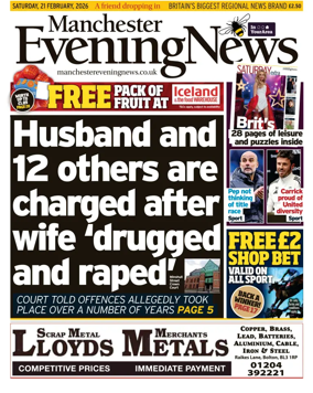 Cover of Manchester Evening News