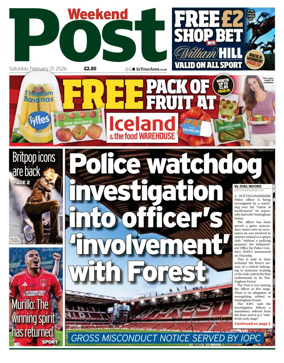 Cover of Nottingham Post