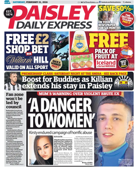 Cover of Paisley Daily Express