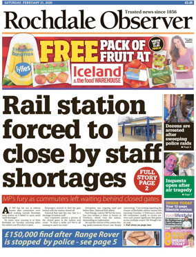 Cover of Rochdale Observer