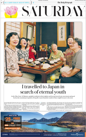 Cover of The Daily Telegraph – Saturday Supplement