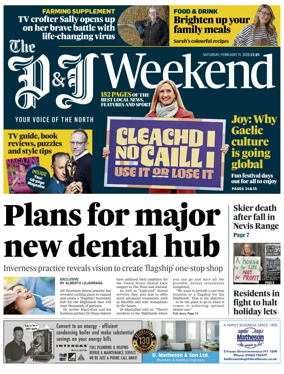 Cover of The Press and Journal (Inverness Highlands and Islands)