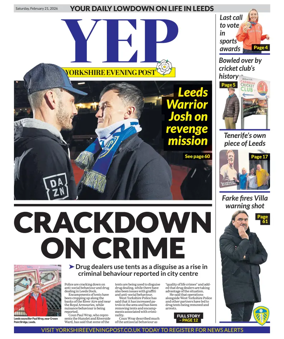 Cover of Yorkshire Evening Post