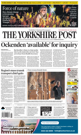 Cover of Yorkshire Post