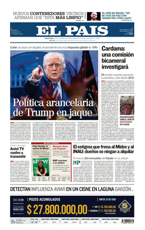 Cover of El Pais (Uruguay)