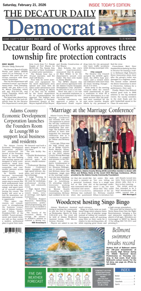 Cover of The Decatur Daily Democrat