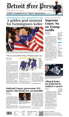 Cover of Detroit Free Press