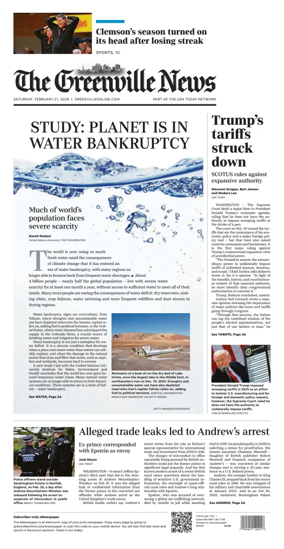 Cover of The Greenville News