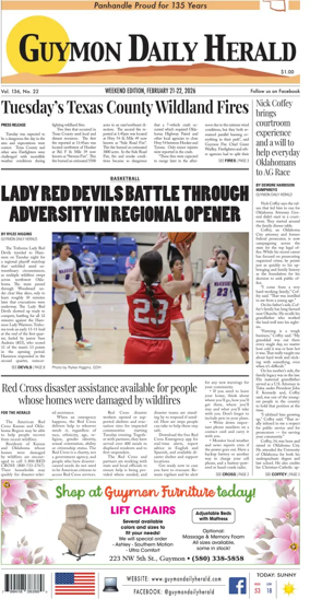 Cover of Guymon Daily Herald