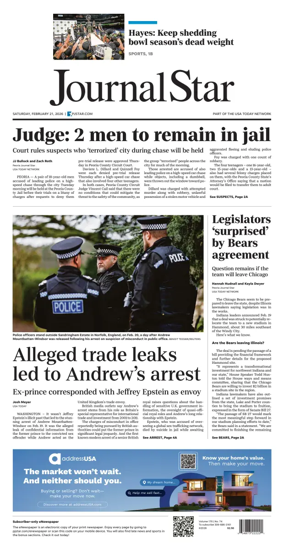 Cover of Journal Star (Peoria)