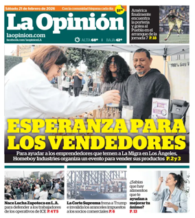 Cover of La Opinion
