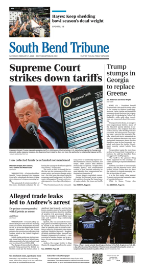 Cover of South Bend Tribune