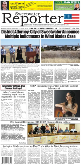 Cover of Sweetwater Reporter