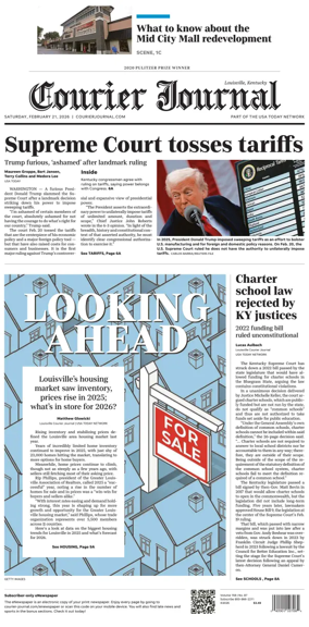 Cover of The Courier-Journal (Louisville)