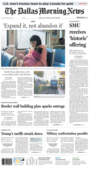 Cover of The Dallas Morning News