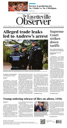 Cover of The Fayetteville Observer