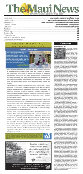 Cover of The Maui News - Weekender