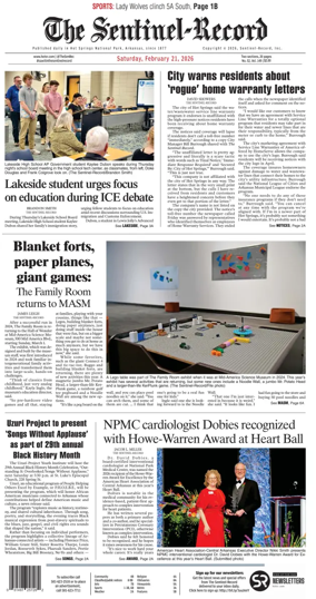 Cover of The Sentinel-Record