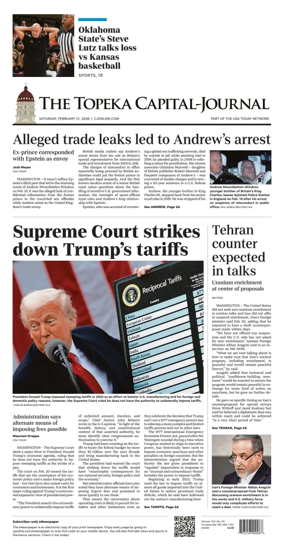 Cover of The Topeka Capital-Journal