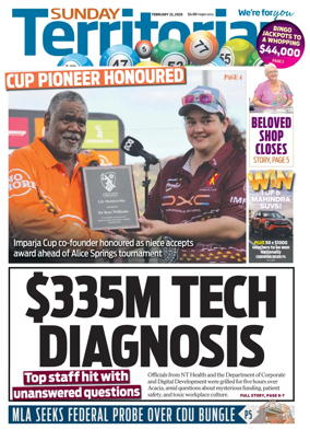 Cover of Sunday Territorian