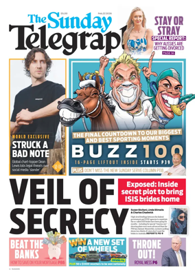 Cover of The Daily Telegraph (Sydney)