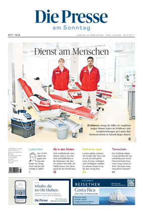 Cover of Die Presse am Sonntag