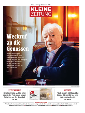 Cover of Kleine Zeitung Steiermark