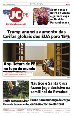 Cover of Jornal do Commercio