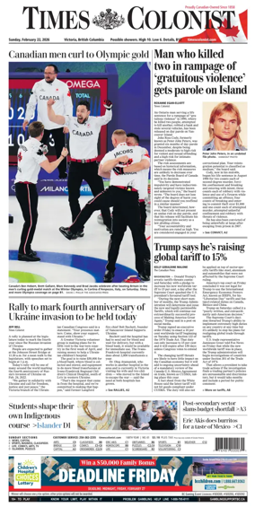 Cover of Times Colonist