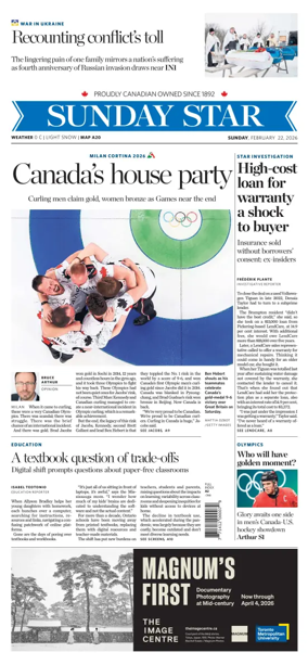 Cover of Toronto Star