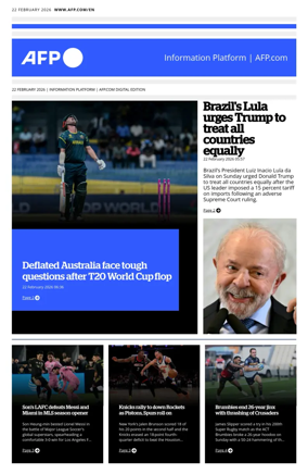 Cover of AFP English