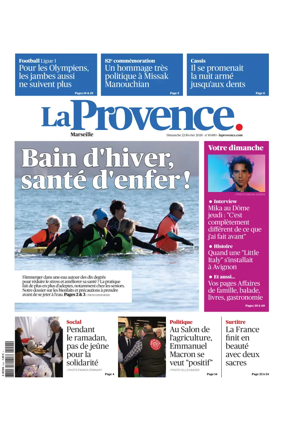 Cover of La Provence Marseille
