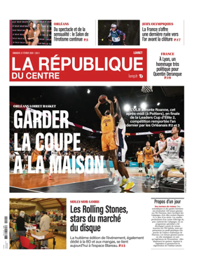 Cover of La Republique du Centre (Orleans - Loiret))