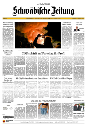Cover of Schwabische Zeitung (Alb-Donau)