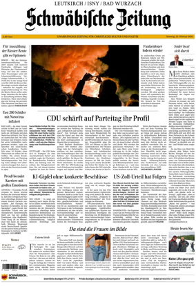 Cover of Schwabische Zeitung (Leutkirch / Isny / Bad Wurzach)